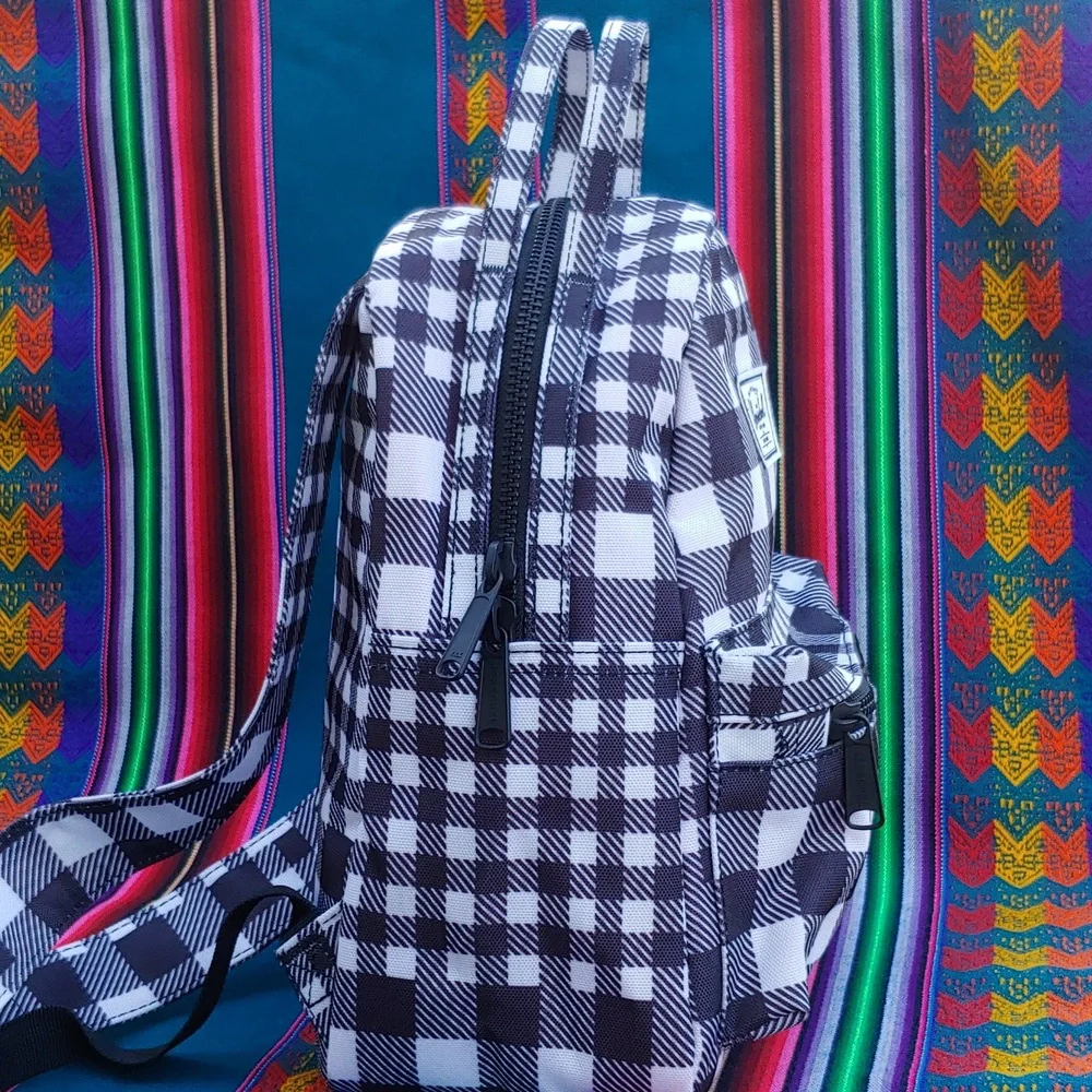 Herschel Supply Company Mini Nova Black and White Ghinham Backpack